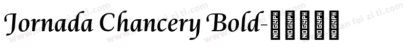 Jornada Chancery Bold字体转换